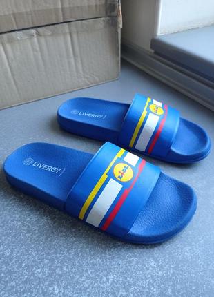 Шльопанці тапочки livergy lidl sliders adult