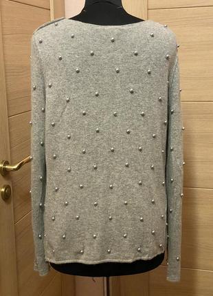 Новый брендовый гламурный свитер moschino большого размера 48, 50 размер л, хл5 фото