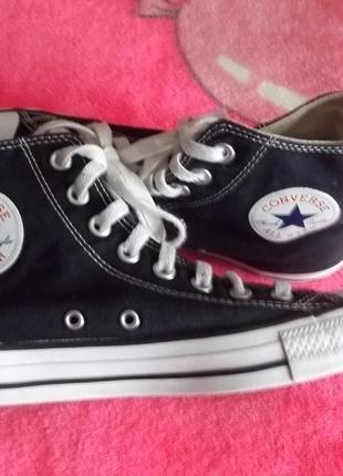 ( 40 р - стелька 25 см ) converse кеды ботинки мужские в новом состоянии оригинал б / у