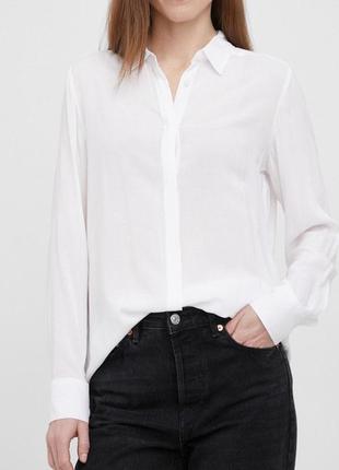 Рубашка женская белая. рубашка вискоза. белая рубашка