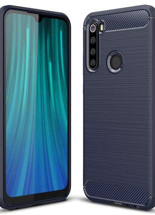 Tpu чехол ipaky slim series для xiaomi redmi note 8 / note 8 2021