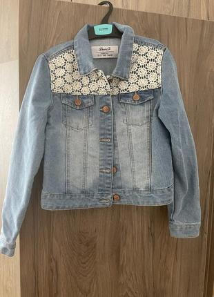 Джинсова куртка denim, р.10-11 (140-146см)