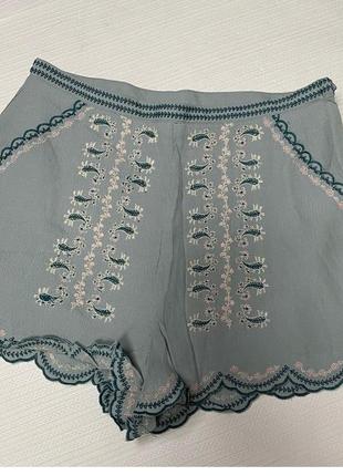 Шорты женские с вышивкой h&amp;m