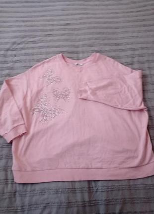 Ніжно рожевий реглан 2