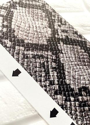 Захисна плівка шкіра пітона (сіра) на задню панель для samsung а5 (2018)/а8 (2018)3 фото