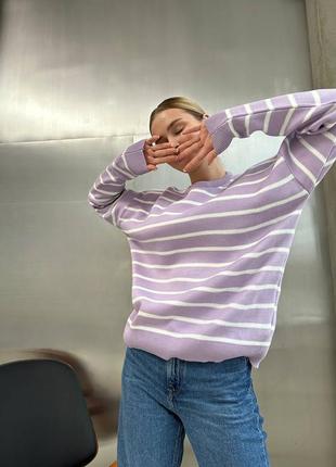 Светр в полоску 4
