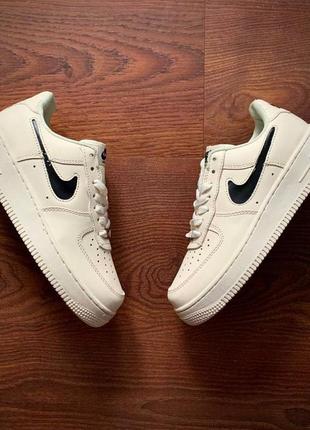 Кроссовки женские nike air force 1 low cream & black