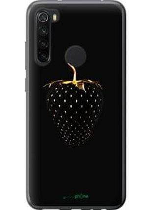 Чохол на xiaomi redmi note 8 чорна полуниця "3585u-1787-2448"