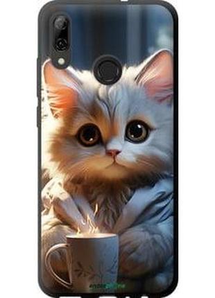 Чохол на huawei p smart 2019 білий кіт "5646b-1634-2448"