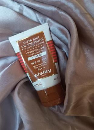 Sisley super soin spf30 40ml солнцезащитный крем для лица тонирующий солнцезащитный крем для лица тональный крем вв крем сс крем
сислей2 фото