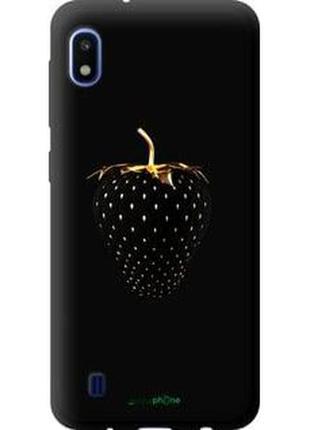 Чохол на samsung galaxy a10 2019 a105f чорна полуниця "3585b-1671-2448"