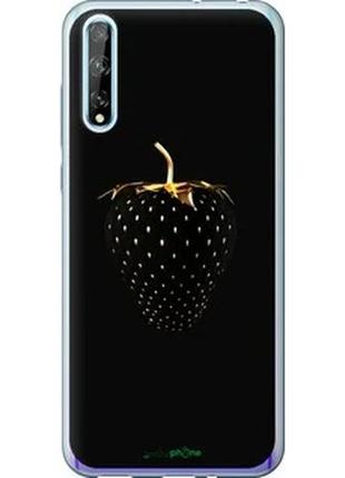 Чехол на huawei p smart s черная клубника "3585u-1813-2448"