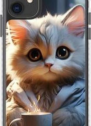 Чехол на iphone 11 white cat "5646pc-1722-2448"