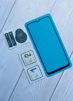 Захисне скло 3d для samsung galaxy m30s / м21 чорне