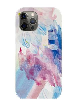 Защитная пленка лепестки на заднюю панель для iphone 12 pro max