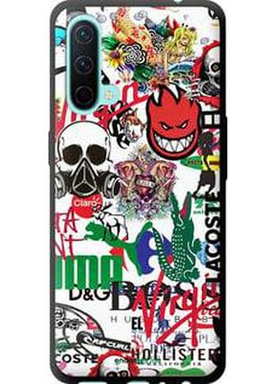 Чохол на oneplus nord ce many different logos "4022b-2382-2448"