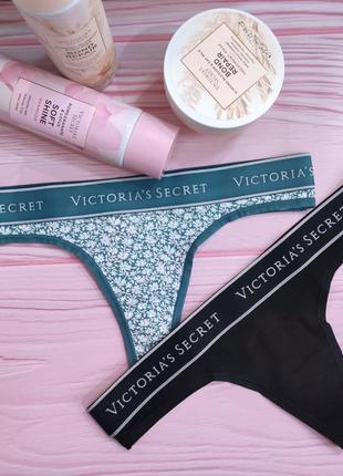 Трусики стринги хлопок victoria’s secret original2 фото