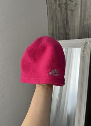 Флисовая шапка adidas оригинал женская шапка функсия яркая шапка adidas climawarm1 фото