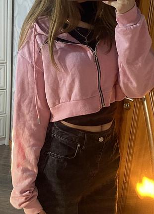 Укорочене зіп-худі