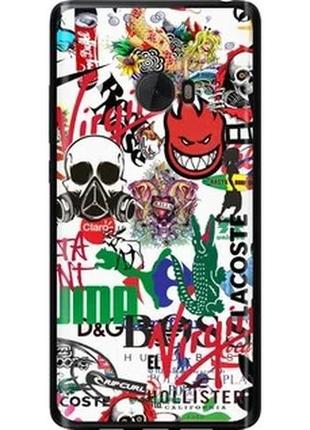 Чохол на xiaomi mi note 2 many different logos "4022u-422-2448"