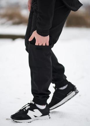 Зимние брюки softshell "intruder" черные7 фото