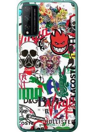Чохол на huawei honor play 4t pro many different logos "4022u-1914-2448"