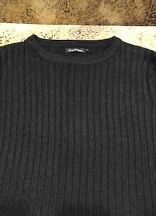 Укорочений светр чорний розмір 46 (м)4 фото