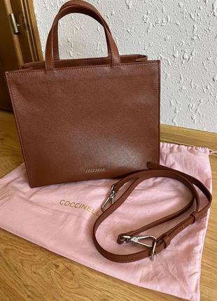 Кожаная сумочка coccinelle2 фото