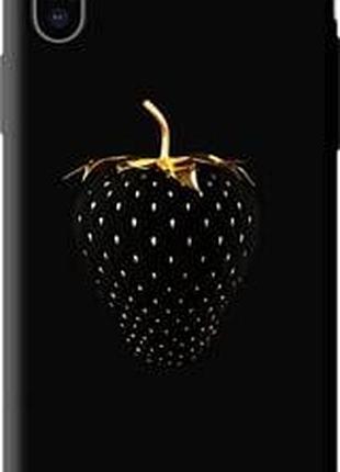 Чохол на iphone x чорна полуниця "3585b-1050-2448"