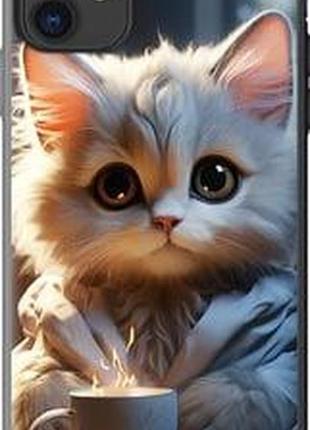 Чехол на iphone 11 white cat "5646t-1722-2448"