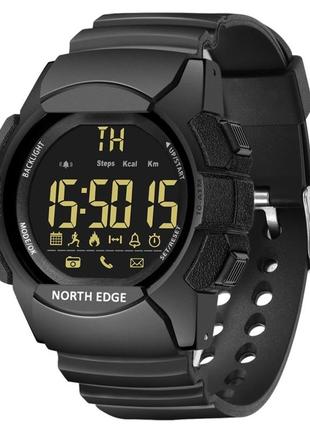 Тактичний годинник north edge combo, електронні, занурення до 100м, фітнес-трекер, device clock