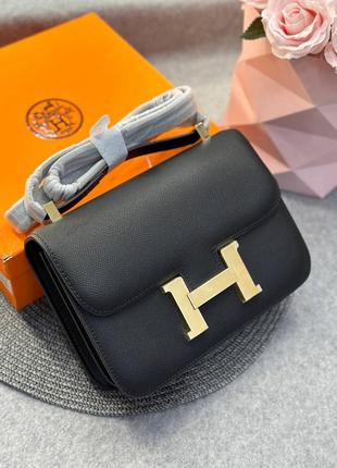 Кожаная сумка hermes