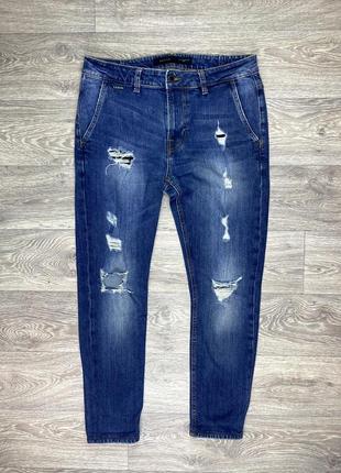Guess los angeles штаны джинсы w34 размер синие оригинал
