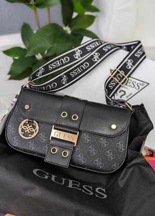 Сумка guess bagget чорний