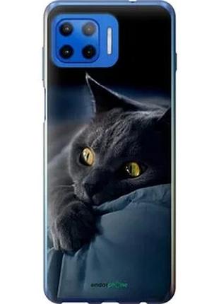 Чохол на motorola moto g plus димчастий кіт "825u-2202-2448"