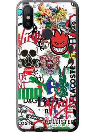 Чохол на xiaomi mi a2 many different logos "4022u-1481-2448"