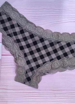 Хлопок кружево трусики victoria’s secret pink