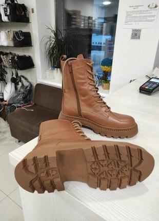 Зимние кожаные ботинки украинского производителя 37(24) 38(24.5) 39(25)4 фото