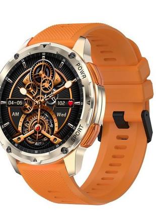 Мужские умные часы modfit base t2 gold-orange