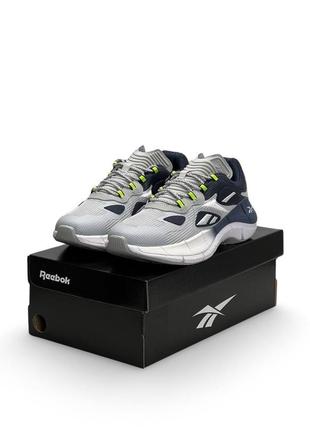 Мужские кроссовки reebok zig kinetica &lt;unk&gt; grey navy 
хаоa2040