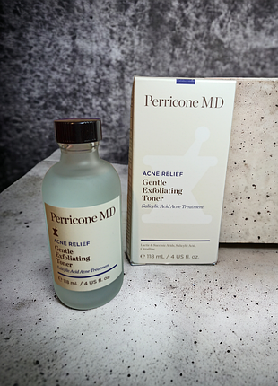 Perricone md acne relief gentle exfoliating toner 118ml відлущувальний тонік