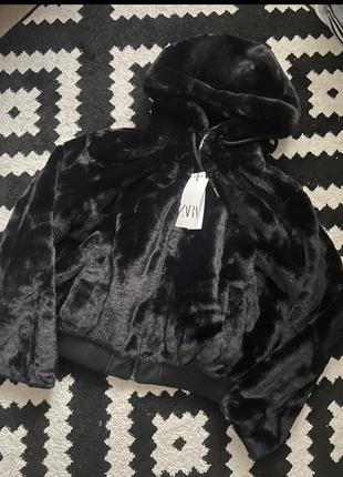 Полушубок шубка zara