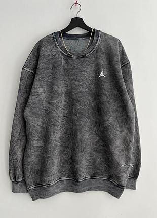 Чоловічий вінтажний світшот тай дай мужской винтажный свитшот tye dye jordan