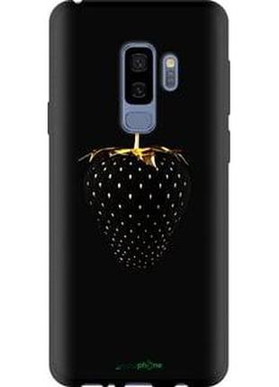 Чохол на samsung galaxy s9 plus чорна полуниця "3585b-1365-2448"