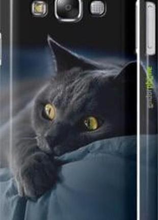 Чохол на samsung galaxy e5 e500h димчастий кіт "825c-82-2448"