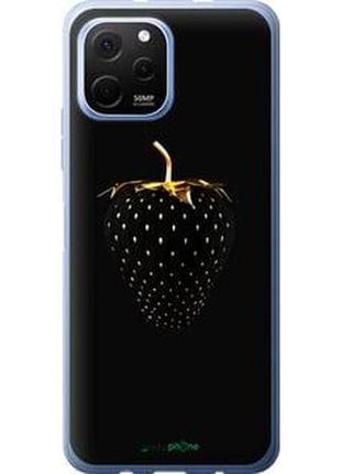 Чехол на huawei nova y61 черная клубника "3585u-2983-2448"