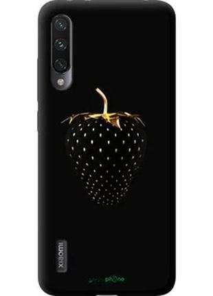 Чохол на xiaomi mi a3 чорна полуниця "3585b-1737-2448"