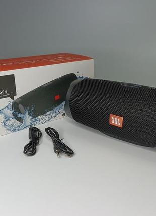 Портативная беспроводная bluetooth колонка jbl charge 4 черная 22см с функцией power bank