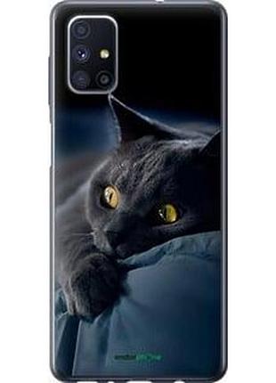 Чохол на samsung galaxy m51 m515f димчастий кіт "825u-1944-2448"