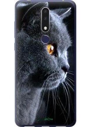 Чехол на nokia 3.1 plus красивый кот "3038u-1607-2448"
